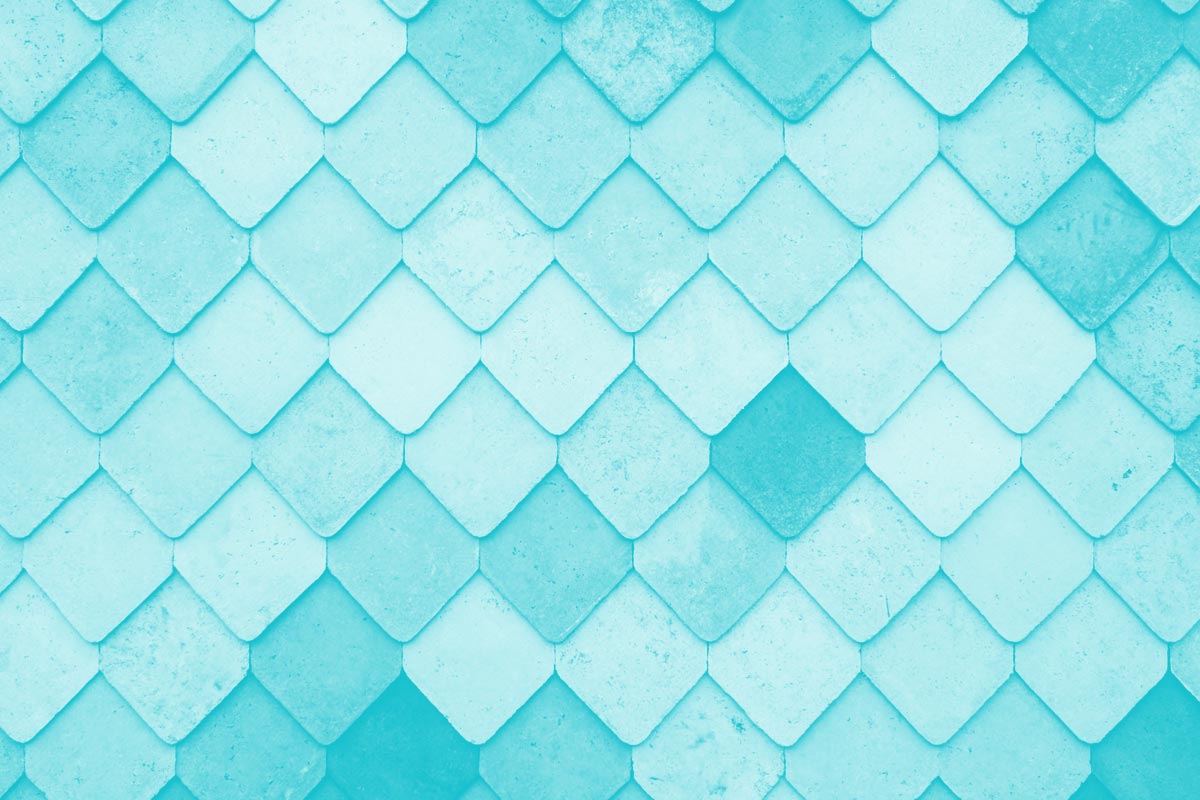 Fotografia de mosaicos de um telhado mesa alusiva ao conceito de processo de design